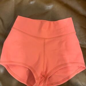 Kids Coral High-Waisted Shorts